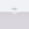 Ceiling lamp KARBON 3P white
