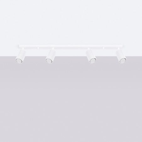 Lampada da soffitto KARBON 4L bianco