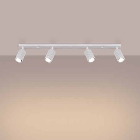 Lampada da soffitto KARBON 4L bianco