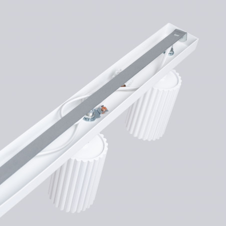 Lampada da soffitto KARBON 4L bianco
