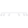 Ceiling lamp KARBON 6L white