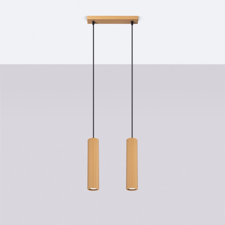 Pendant lamp KARBON 2 gold