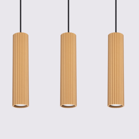 Lampada a sospensione KARBON 3L oro