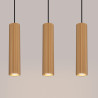 Pendant lamp KARBON 3L gold