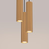 Pendant lamp KARBON 3P gold