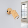 Candeeiro de parede KARBON dourado com interrutor