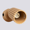 Wall lamp KARBON gold with a switch