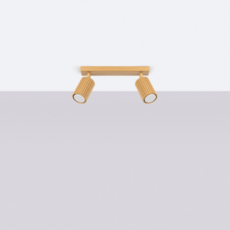 Candeeiro de teto KARBON 2 dourado