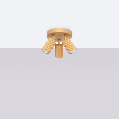 Ceiling lamp KARBON 3P gold