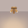 Candeeiro de teto KARBON 3P dourado