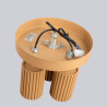 Candeeiro de teto KARBON 3P dourado