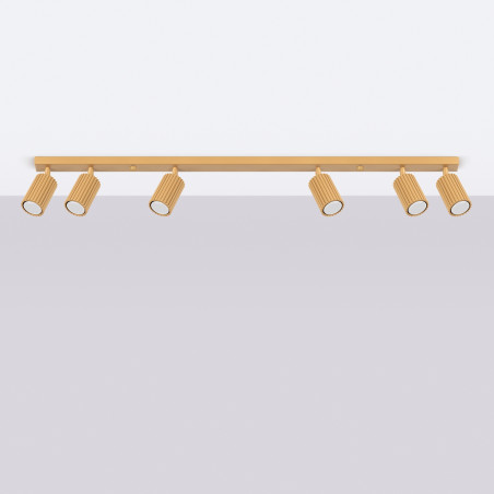 Ceiling lamp KARBON 6L gold