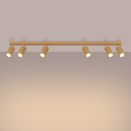 Lampada da soffitto KARBON 6L oro