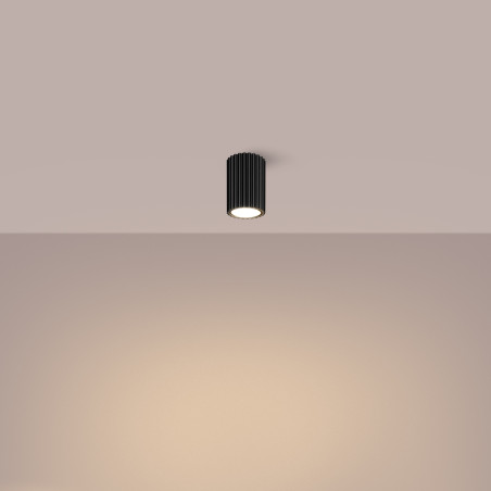 Ceiling lamp KARBON 10 black