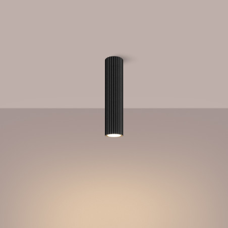 Lámpara de techo KARBON 30 negra