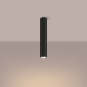 Lampada da soffitto KARBON 40 nero