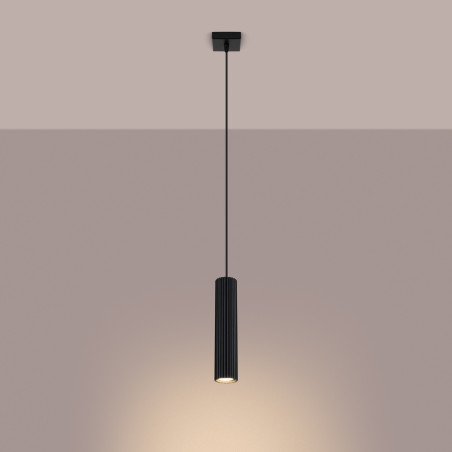 Lampe suspendue KARBON 1 noir