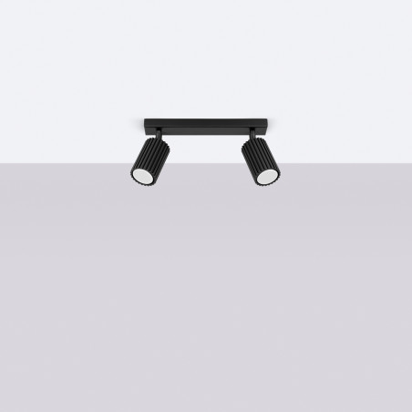 Ceiling lamp KARBON 2 black