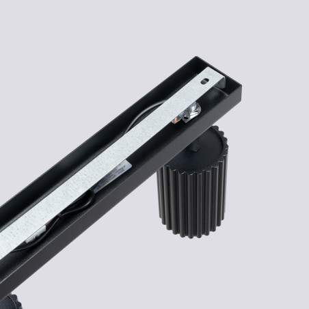 Lampada a soffitto KARBON 3L nero