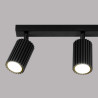 Ceiling lamp KARBON 3L black