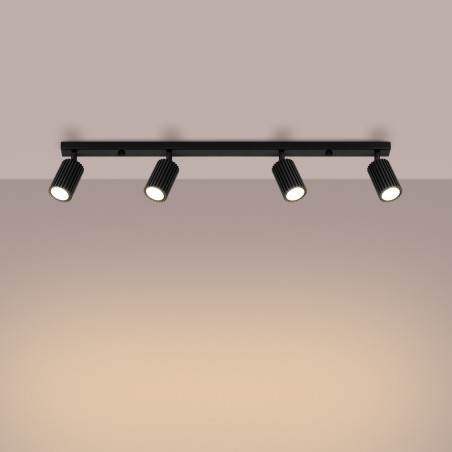 Plafond KARBON 4L schwarz