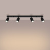 Ceiling lamp KARBON 4L black