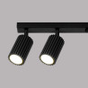 Lampada da soffitto KARBON 6L nero