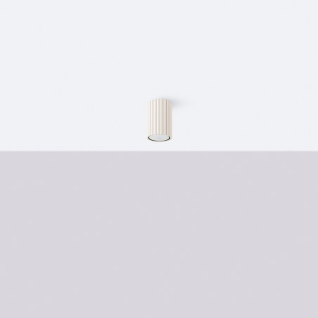 Ceiling lamp KARBON 10 beige