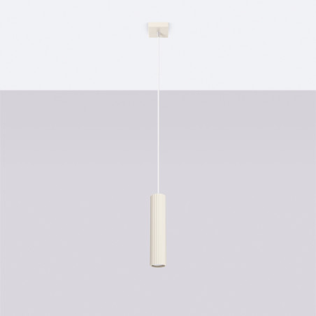 Lampe suspendue KARBON 1 beige