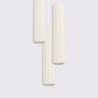Pendant lamp KARBON 3P beige