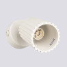 Wall lamp KARBON beige with a switch