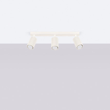 Lampada da soffitto KARBON 3L beige