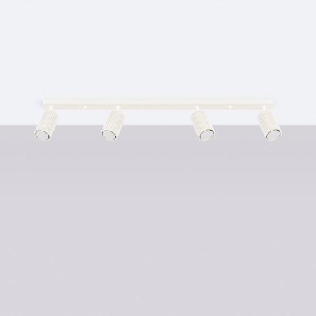 Ceiling lamp KARBON 4L beige