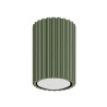 Lampada da soffitto KARBON 10 verde oliva