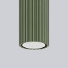 Lampada da soffitto KARBON 10 verde oliva