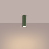 Lampada da soffitto KARBON 20 verde oliva