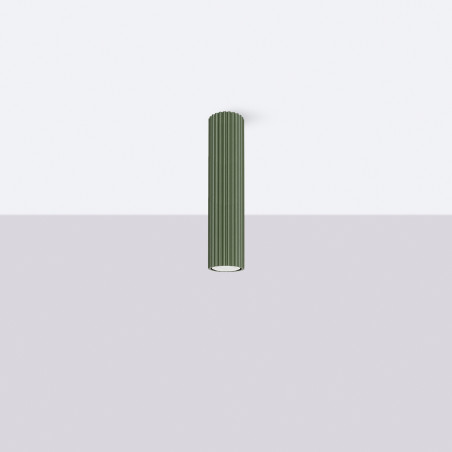 Plafonnier KARBON 30 vert olive