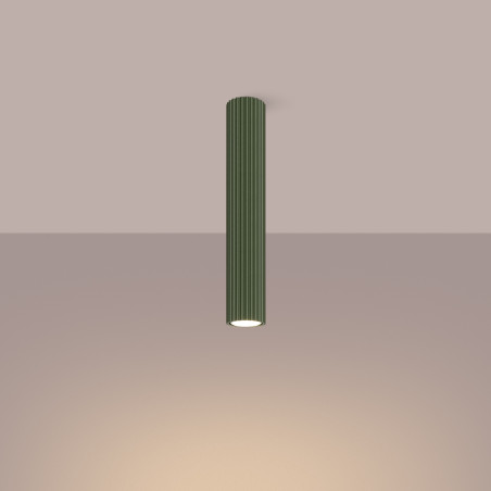 Ceiling lamp KARBON 40 olive green
