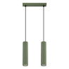 Pendant lamp KARBON 2 olive green