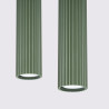 Pendant lamp KARBON 2 olive green