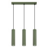 Lampe suspendue KARBON 3L vert olive