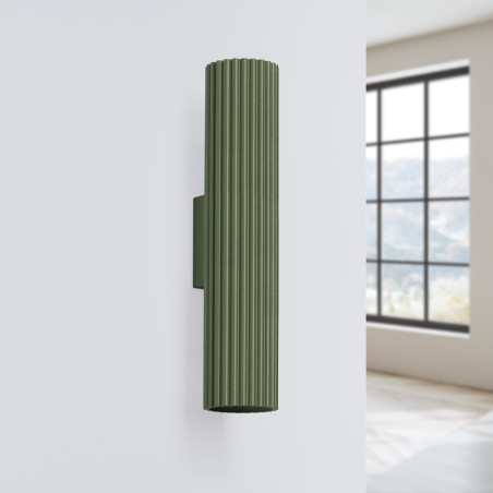 Wall lamp KARBON 30 olive green