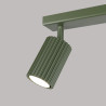Ceiling lamp KARBON 2 olive green
