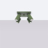 Ceiling lamp KARBON 4 olive green