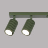 Lampada da soffitto KARBON 6L verde oliva