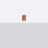 Plafonnier KARBON 10 rouge ocre