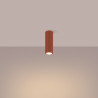 Plafonnier KARBON 20 rouge ocre