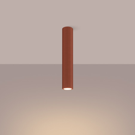 Ceiling lamp KARBON 40 red ochre