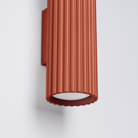 Wandleuchte KARBON 30 roter Ocker