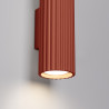 Lampada da parete KARBON 30 rosso ocra
